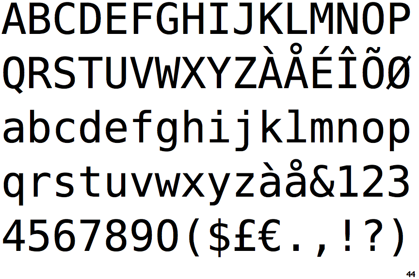 Prima Sans Mono