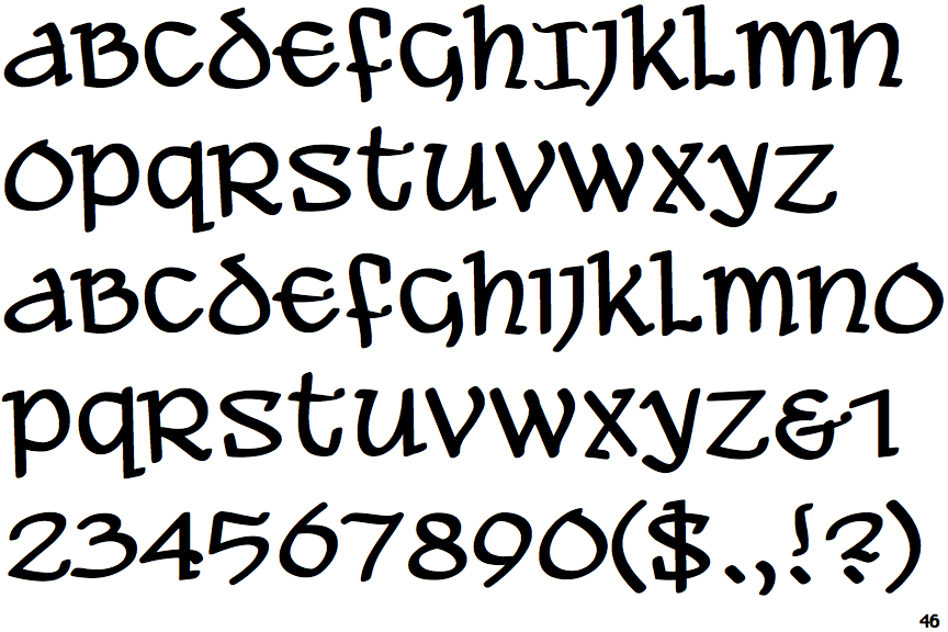 Identifont Ale & Wenches