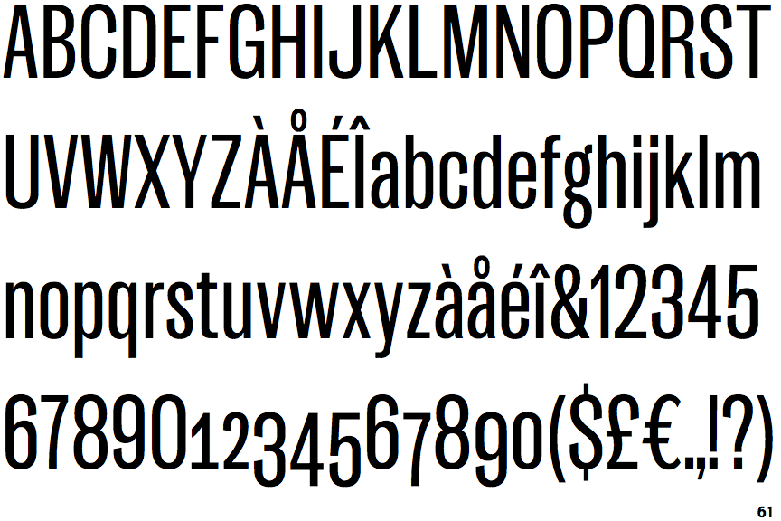 Dean Gothic Compressed