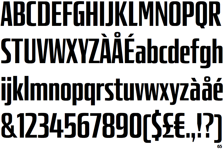 Quadro Compressed Bold