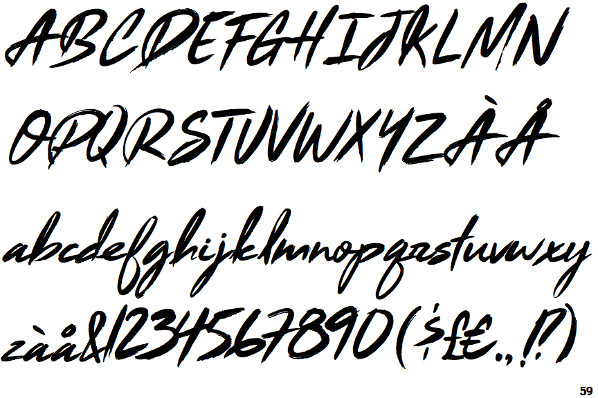 Identifont Black Marble