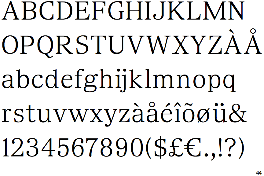 True Serif Light