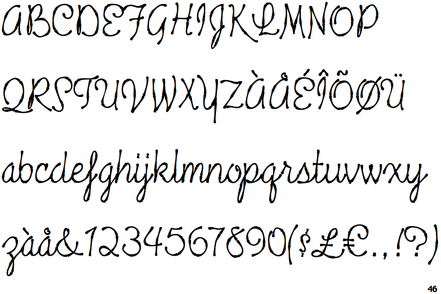 Tropicali Script Bamboo