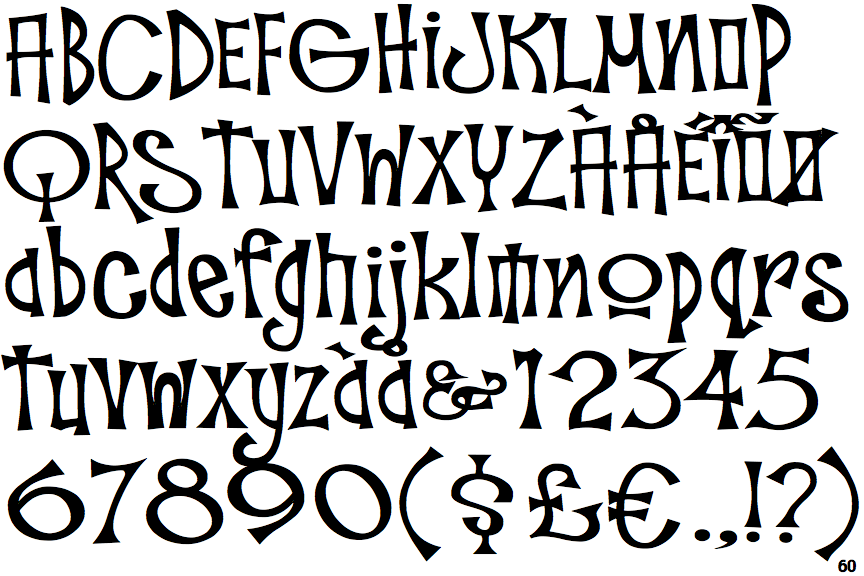 Identifont Troutkings