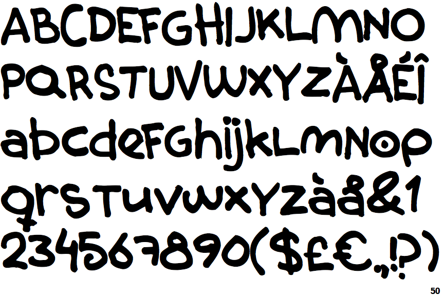 Meatball the Font