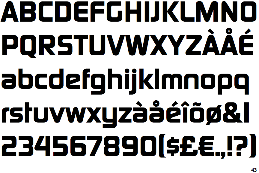 Identifont Sol Pro Black