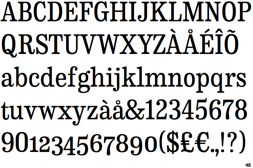 CA Normal Serif