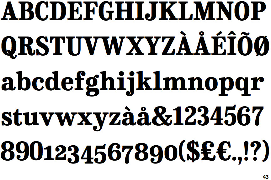 CA Normal Serif Extra Bold