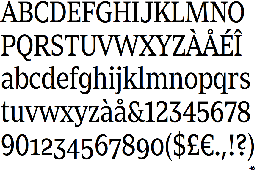 Zin Serif Condensed