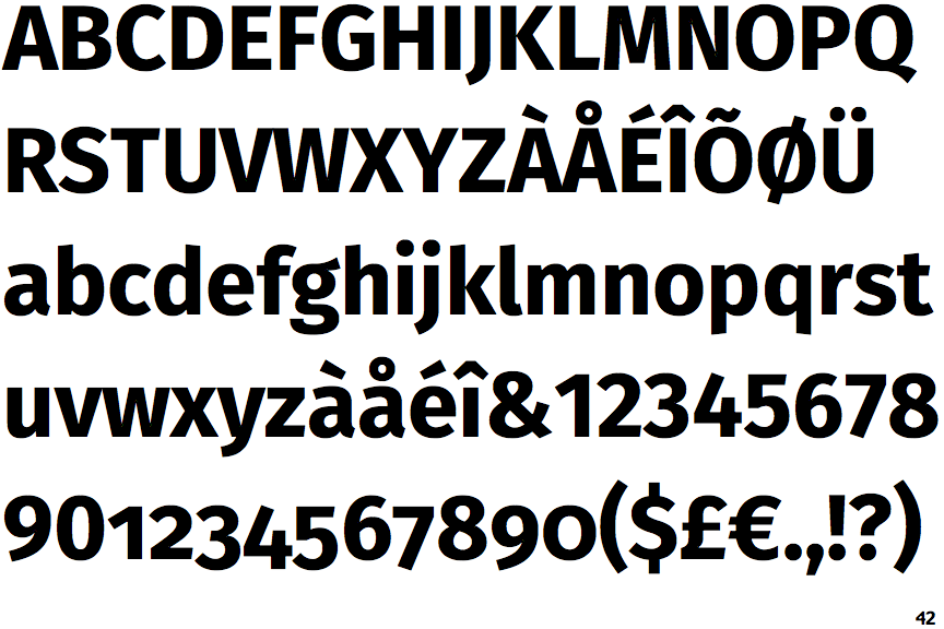 Identifont - Fira Sans Bold
