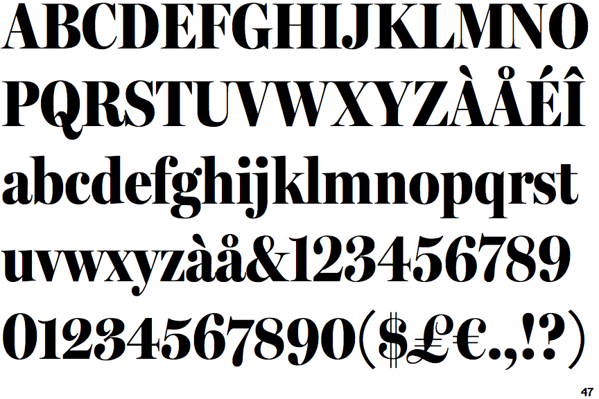 Miller Banner Extra Condensed Black