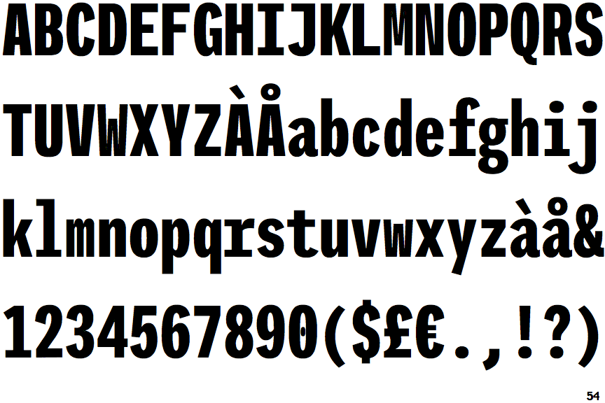 Iki Mono Compressed Bold