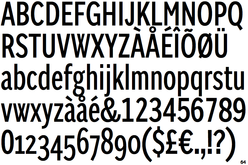 Sole Sans Extra Condensed