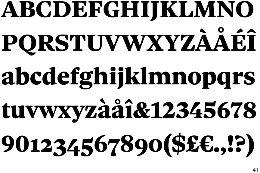 Sole Serif Caption Black