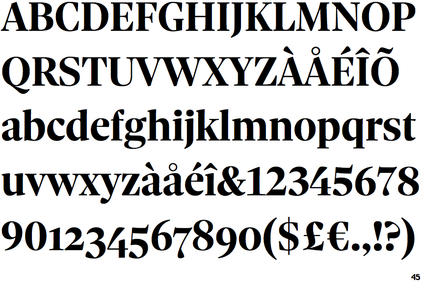 Sole Serif Display Bold