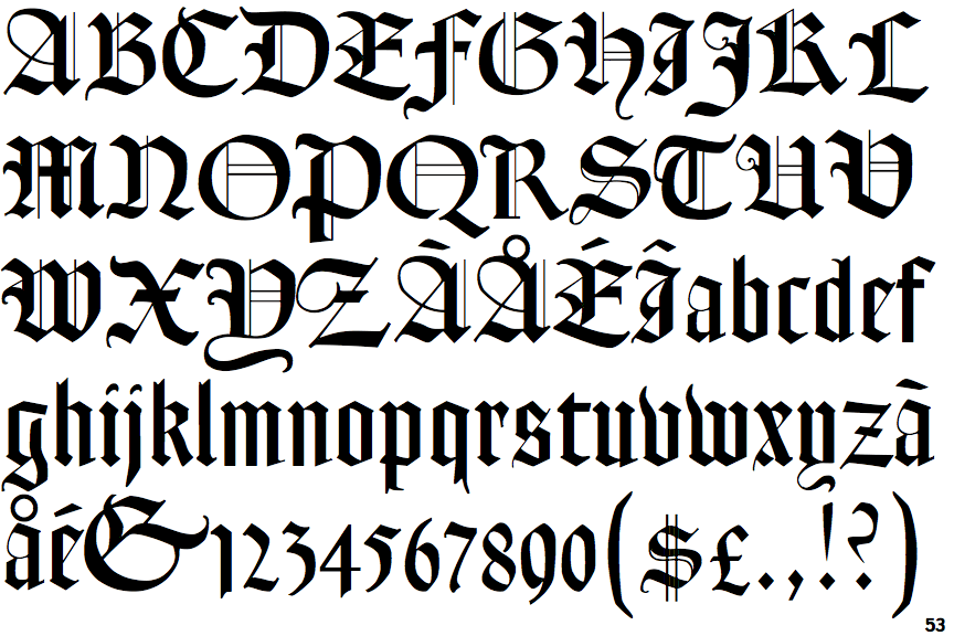Goudy Text CT