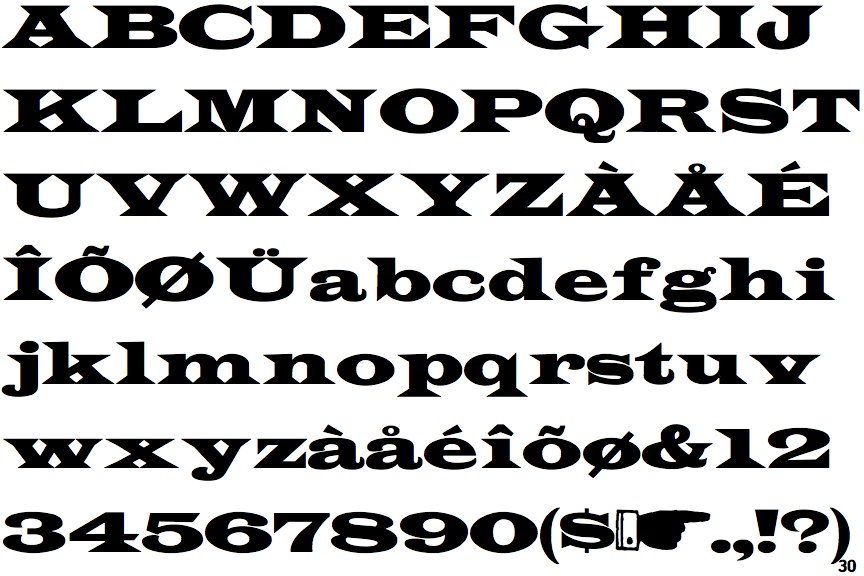 Latin extra condensed font free