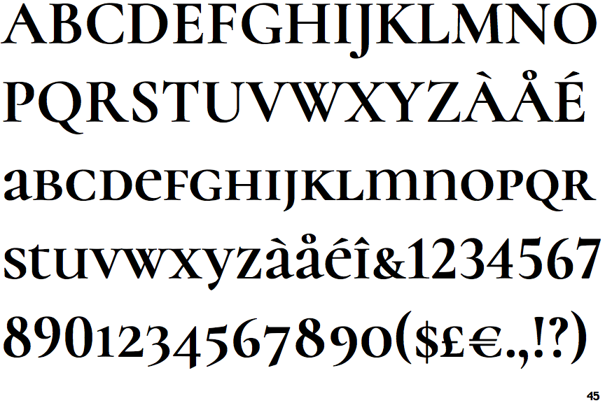 Identifont Cormorant Unicase Bold