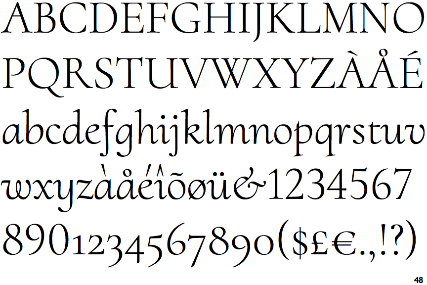 Identifont Cormorant Upright Light