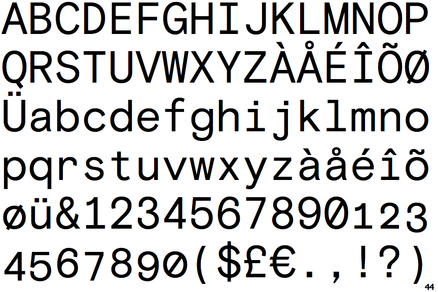 Basis Grotesque Mono