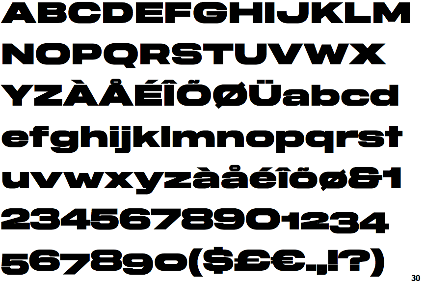 Identifont - Midnight Sans ST 60 Black