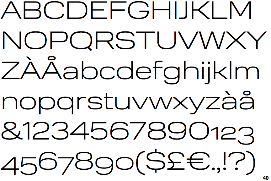 Identifont - Normalidad Extended Thin