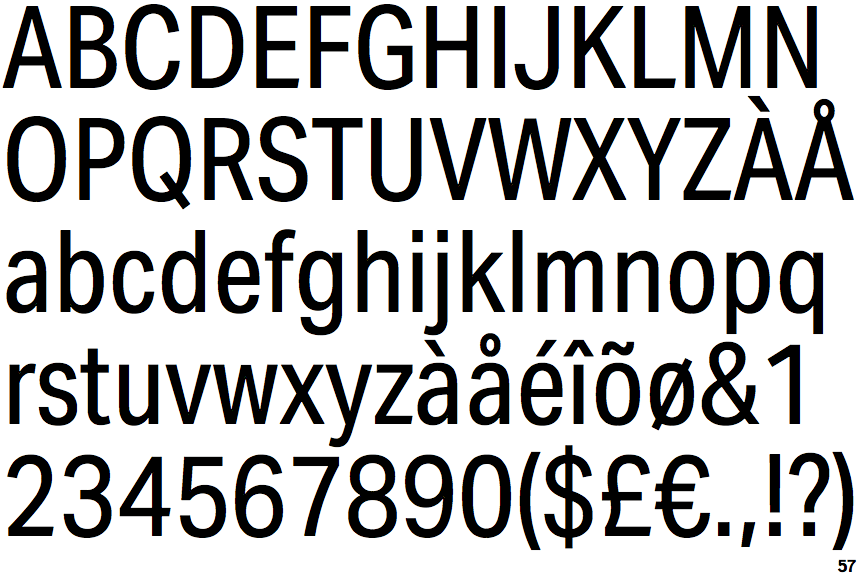 Aktiv Grotesk Condensed