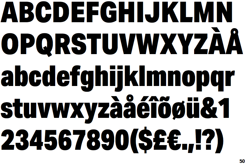 Aktiv Grotesk Condensed Black