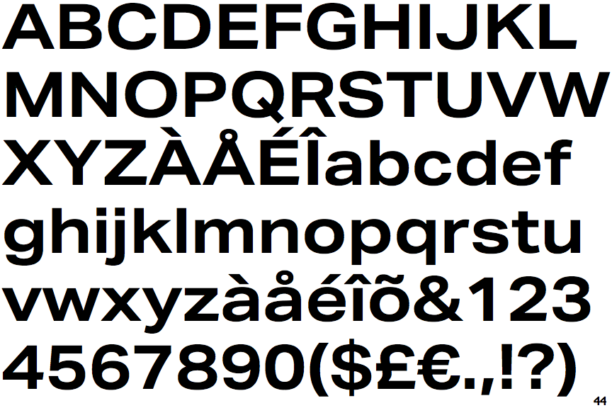 Aktiv Grotesk Extended Bold