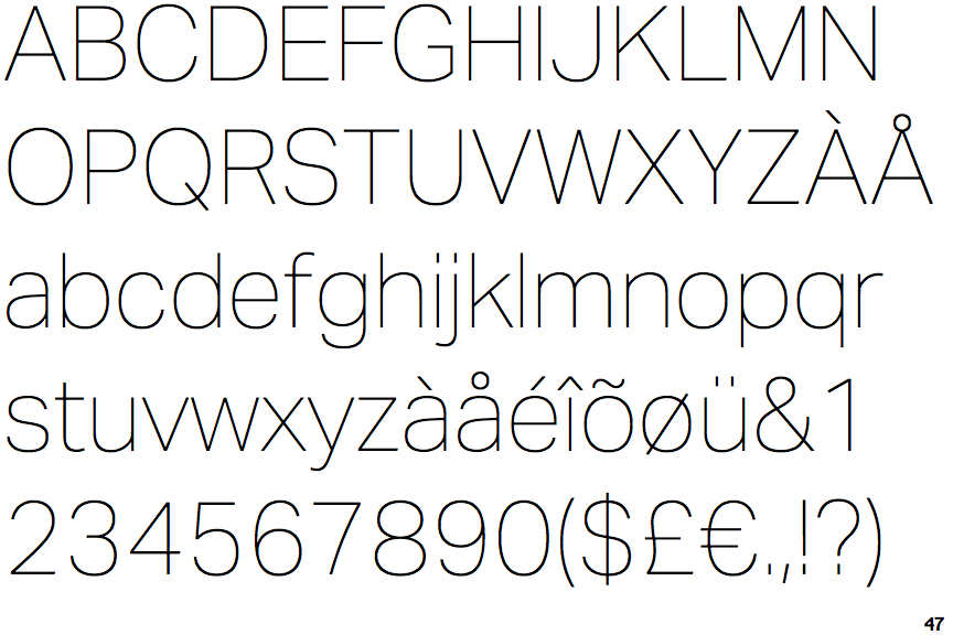 Aktiv Grotesk Hairline