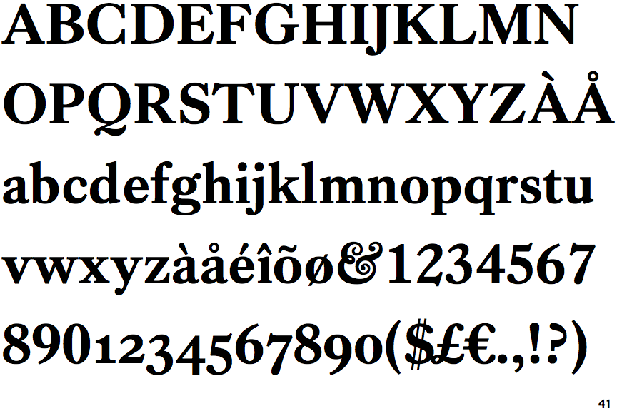 Kings Caslon Bold