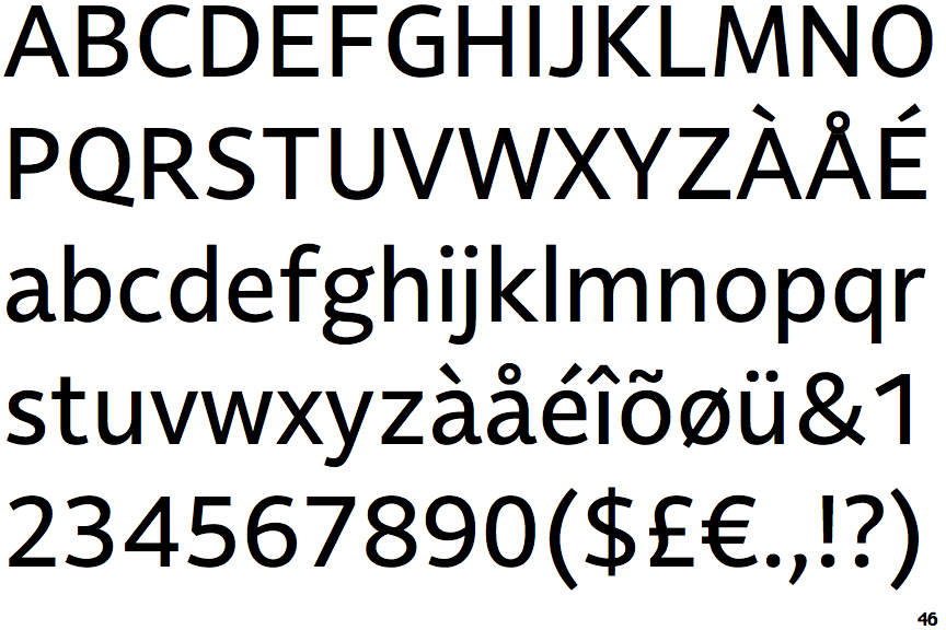 Identifont Lemance