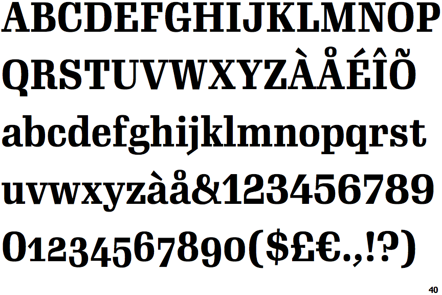 Gimlet Text Compressed Bold