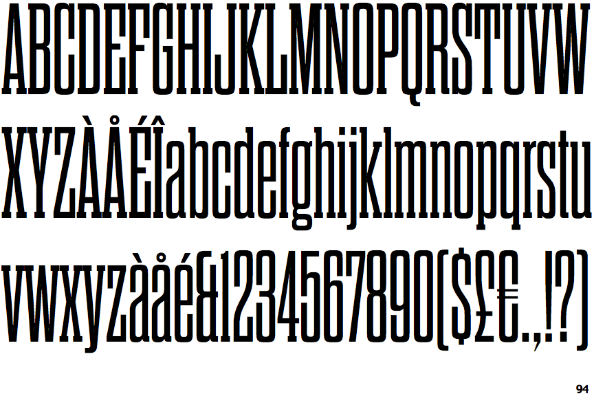 Identifont Dharma Slab Condensed
