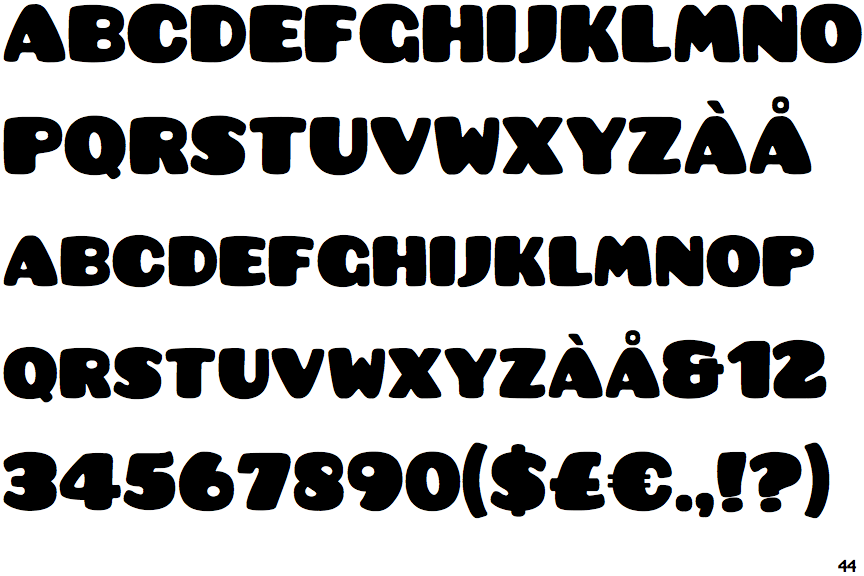 Pusab font by Flat-It