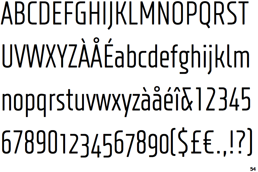 XXII Neue Norm Rounded Condensed