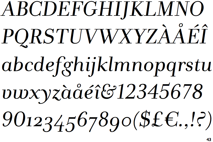 Andrade Italic