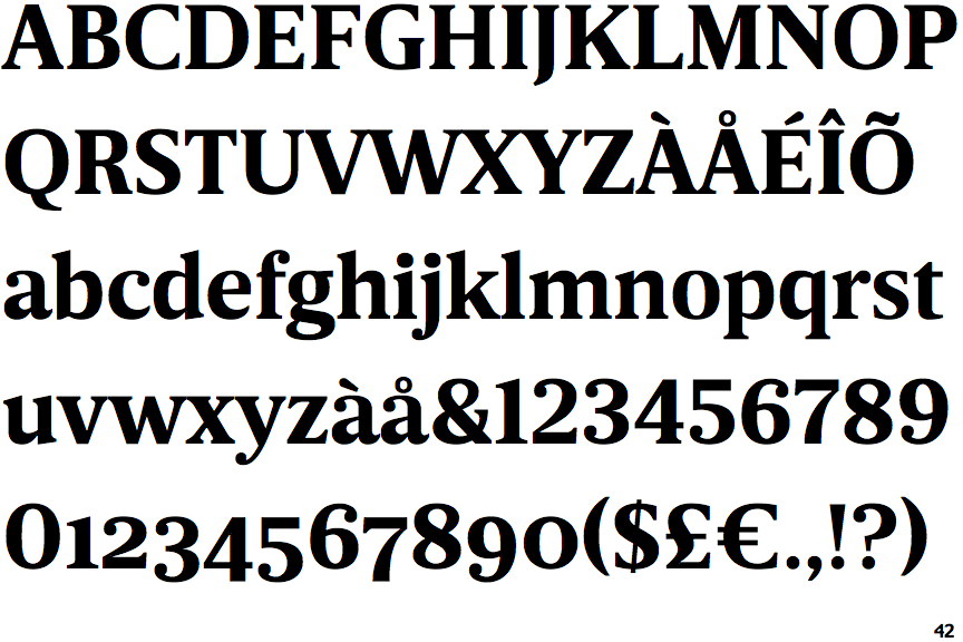 Identifont Breve News Bold