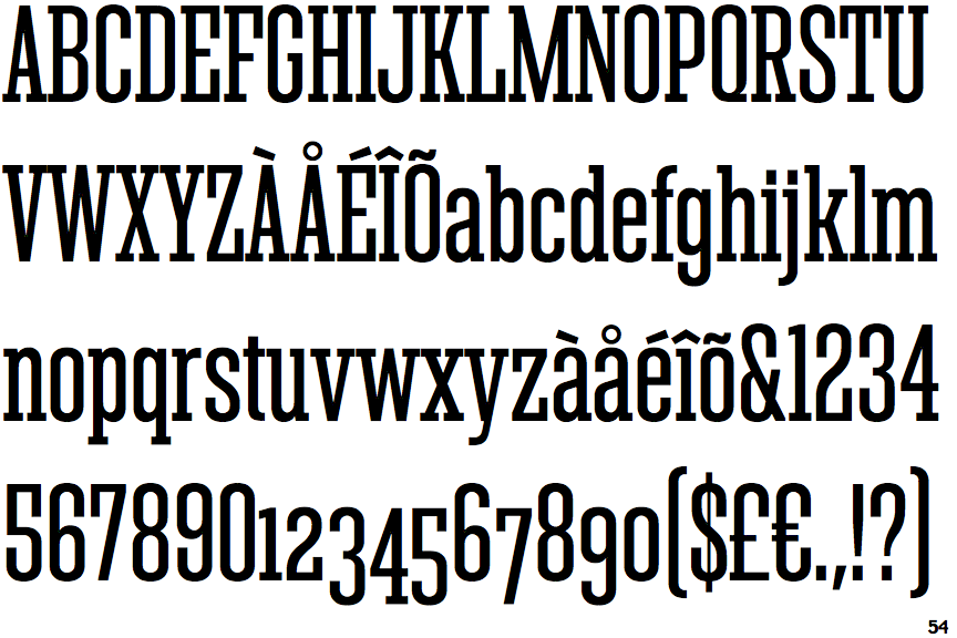 Denso Serif