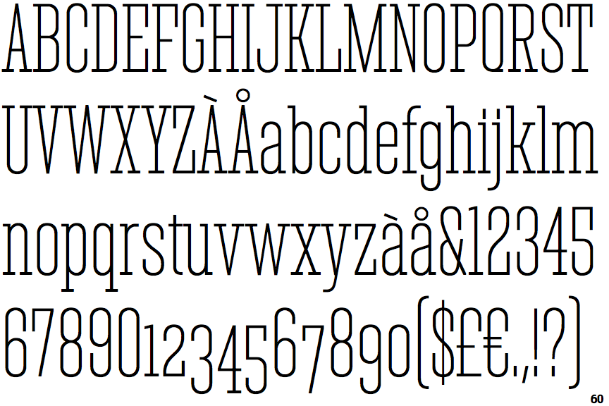Denso Serif Thin