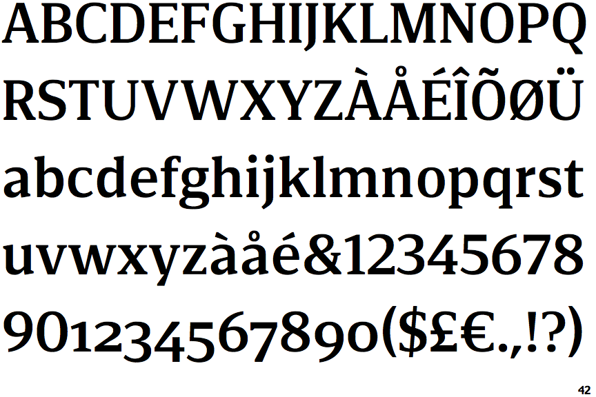 Foreday Semi Serif Bold