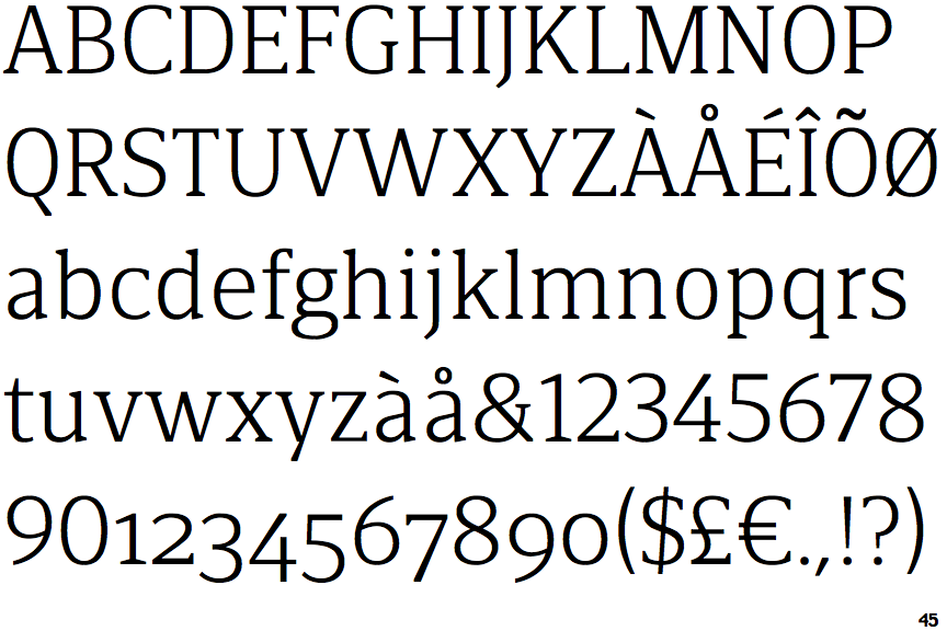 Foreday Semi Serif Light