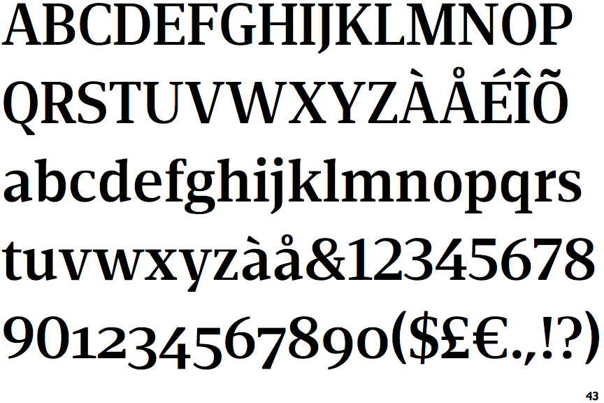 Foreday Serif Bold