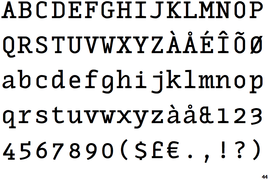 Monox Serif