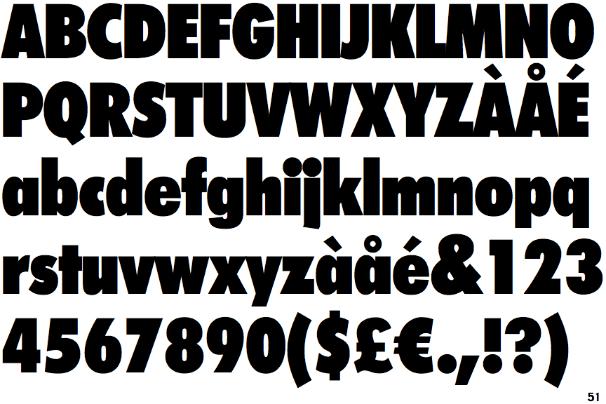 Graphicus DT Condensed Extra Bold