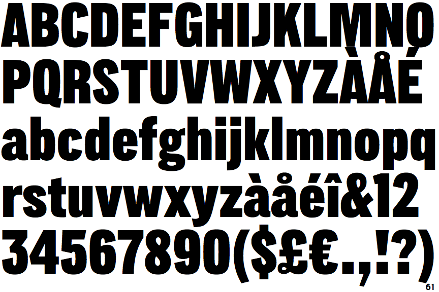 Identifont Lorimer No. 2 Condensed Black