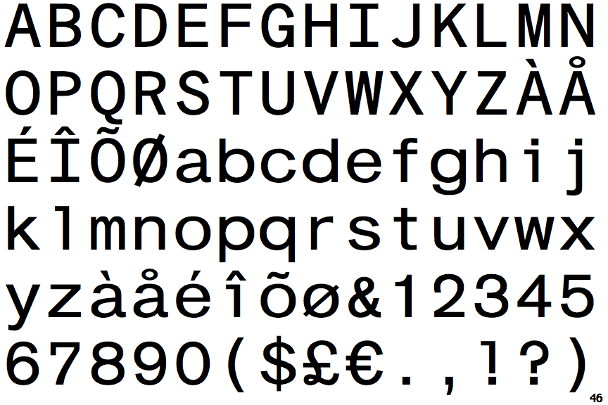 EF Cash Monospaced