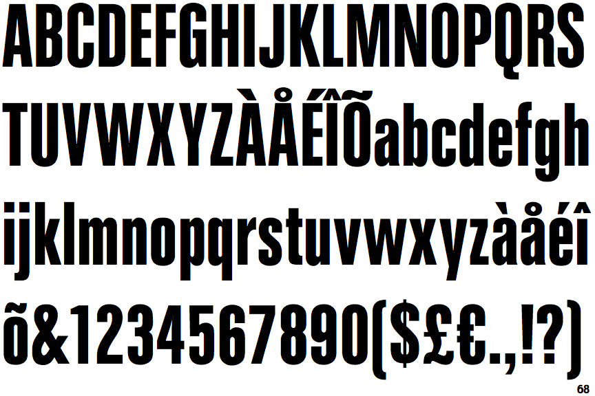 EF Folio Extra Condensed