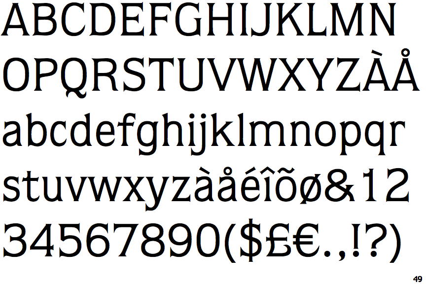 Identifont ITC Quorum (EF)