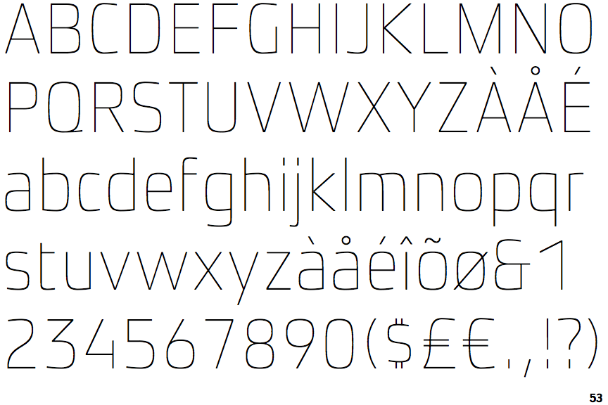 Quantis Sans Hairline